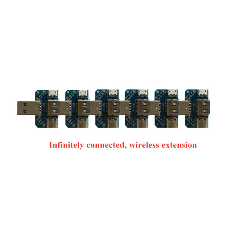 5pcs/1pc USB To DIP Adapter Pin Board Micro / Mini / Port USB Male and Female Head 2.0/3.0/3.1 Type-C to DIP Converter Plate