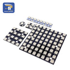 5V 1Bit 3 4Bit 7 8Bit 9 12Bit 16Bit 24Bit 32Bit 64 Bits WS2812 5050 RGB LED Ring Lamp Light + Integrated Drivers For Arduino Diy