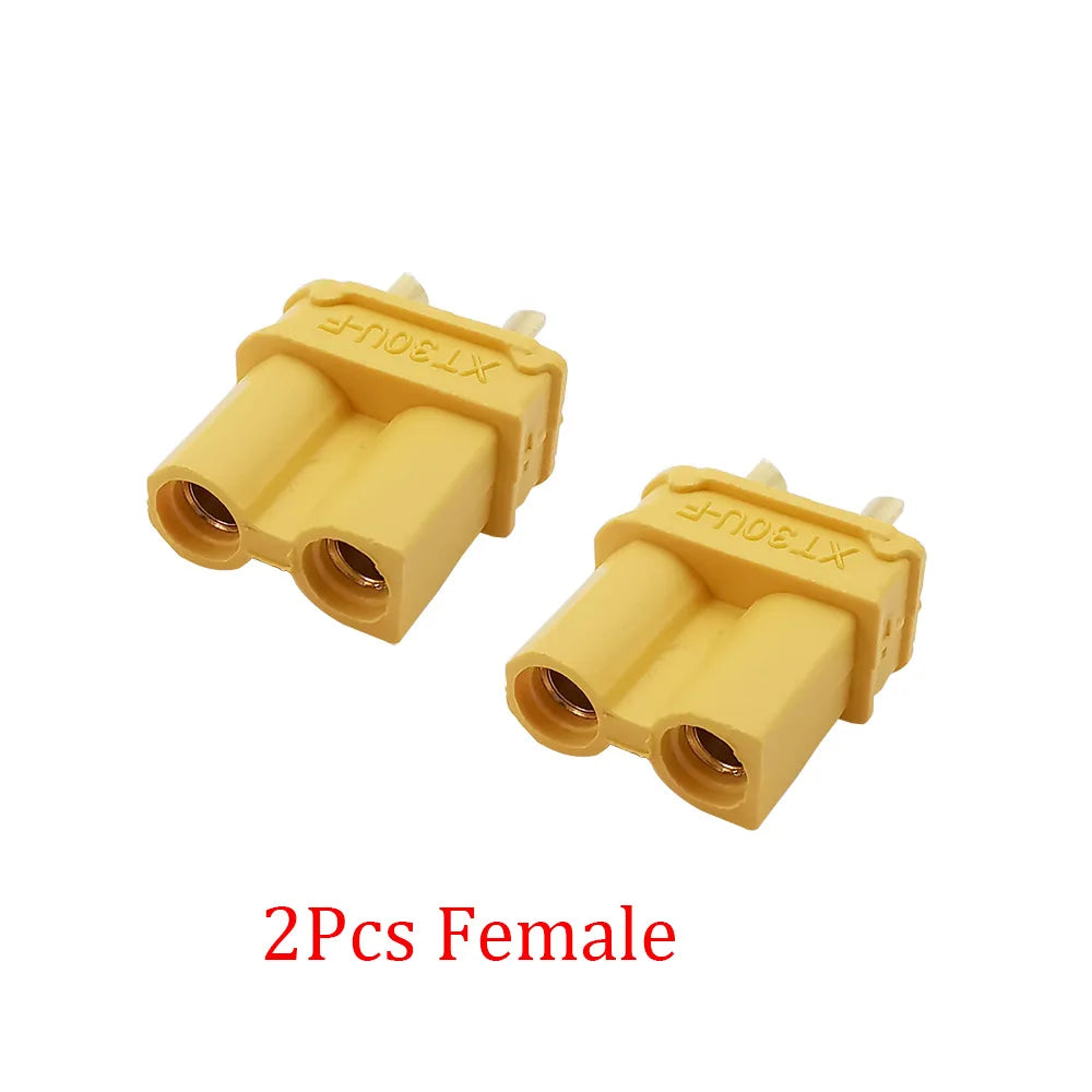 1/2/5Pair XT30 Connector XT30U Male Female Bullet Battery Charger Banana Plug Jack Connector For DIY RC Lipo Quadcopter Parts