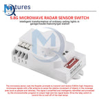 AC85-250V TDL-1918 5.8G Microwave Radar Sensor Switch Fully Automatic Induction Microwave Detector Radar Switch
