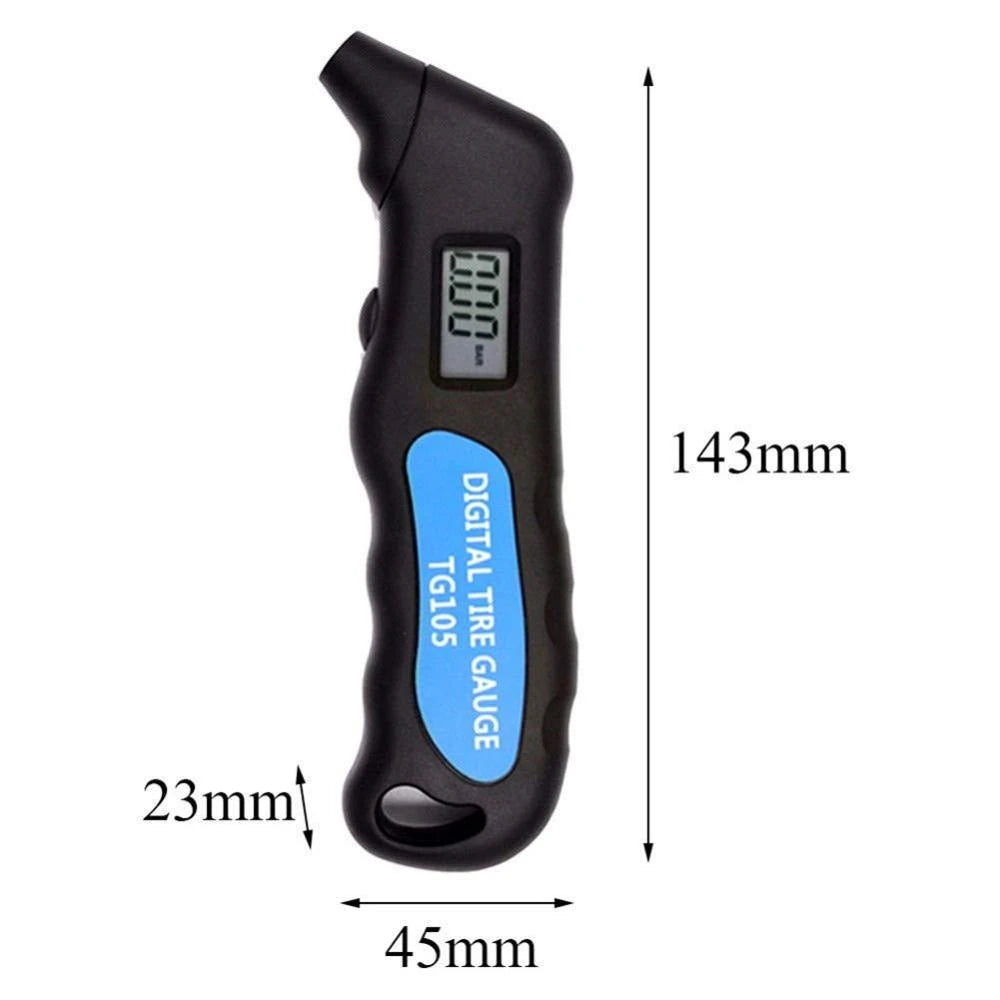 Digital Car Tire Tyre Air Pressure Gauge Meter TG105 LCD Display Manometer Barometers Tester For Car Truck Motorcycle Bike