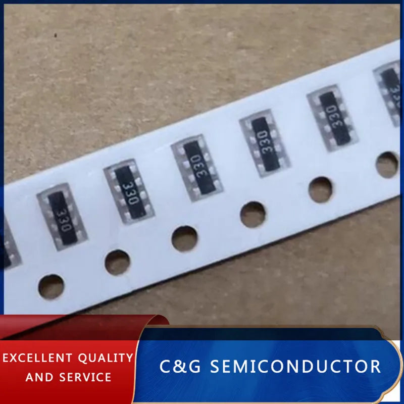 100pcs 0603*4 8P4R 2*4P Network Resistor SMD array 0 ~ 910 ohm 1K ~ 910K 2K 2.2K 4.7K 10K 22K 47K 100K 1M 1 10 100 220 470 ohms