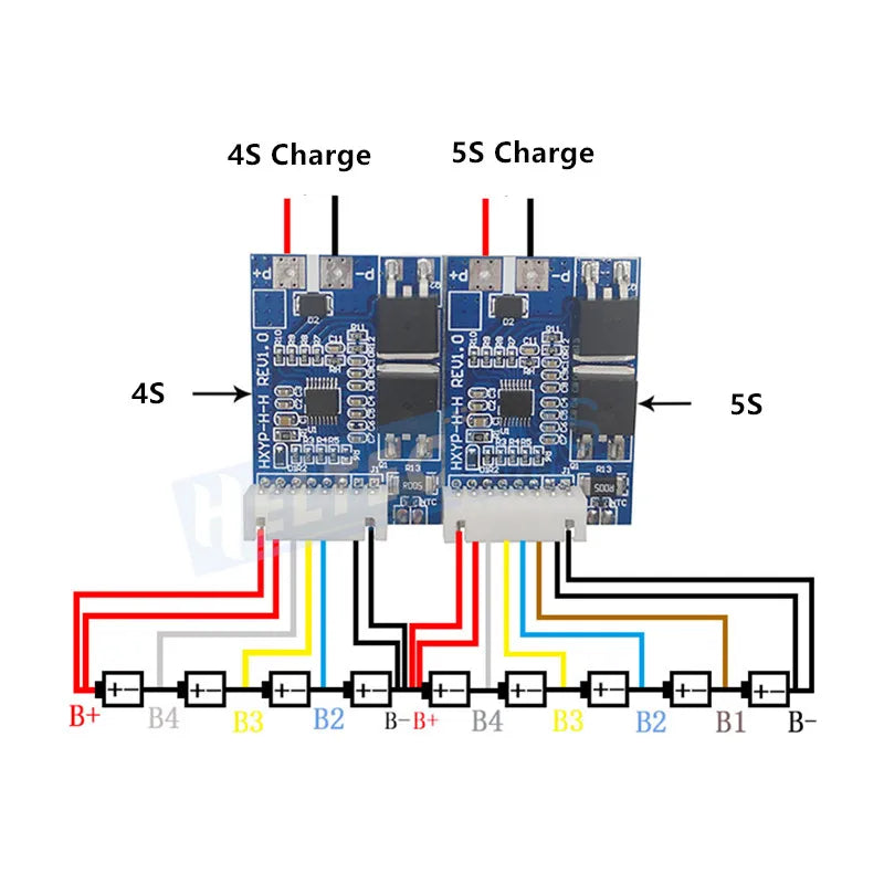 Car start power charging bms 3S 4S 5S 7A 14A 18650 BMS Li-ion/Lifepo4 battery protection board
