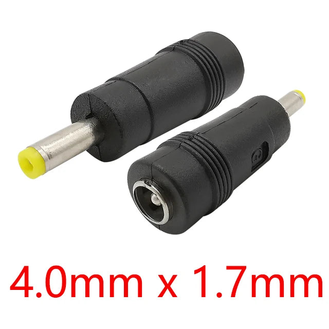 5Pcs DC Connectors 5.5x2.1mm Female to 5.5x2.5 5.5x1.7 6.0x4.4 6.3x3.0 4.8x1.7 4.0x1.7 3.5x1.35mm Male Laptop Power Plug Adapter