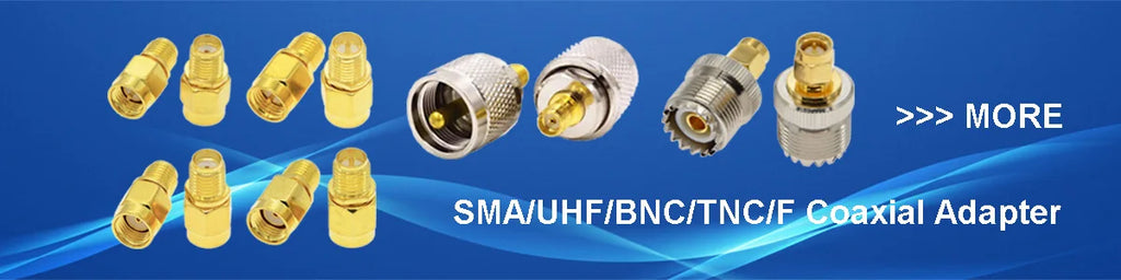 4 pcs/lot 4 Types SMA to BNC RF Adapter for SDR Radio CCTV Ham UV Camera scanner Electronics 50 Ohm