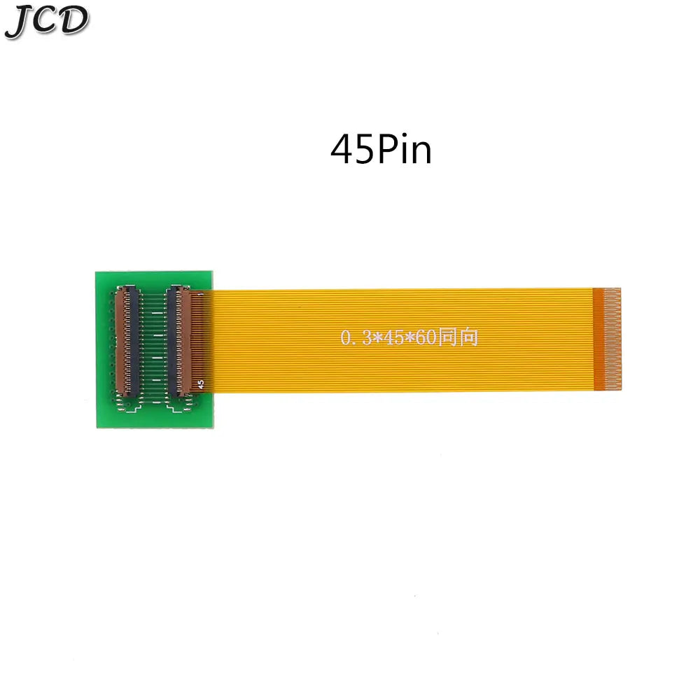 JCD 23 25 31 39 45 51 Pin 0.3mm Pitch Extension Board Connector Adapter with FFC FPC Flexible Flat Cable Length 60mm