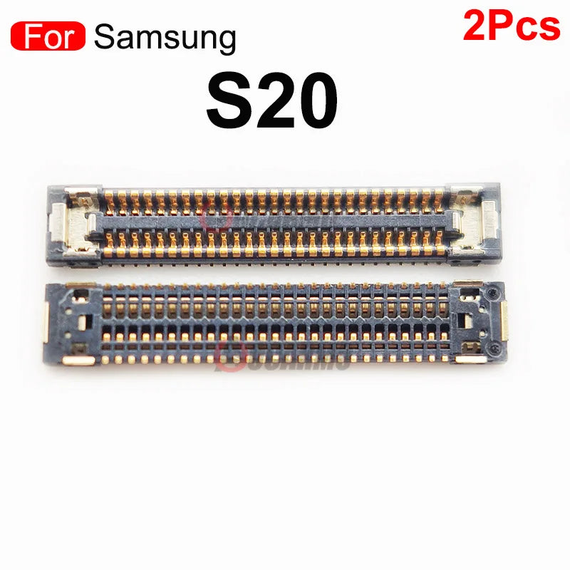 2Pcs For Samsung Galaxy S20 LCD FPC Plug Main Board PCB Connector Mainboard Flex Connector WIFI Signal Antenna