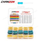 175pcs/Pack 35 Values 1W 1% High Precision Metal Film Resistors Kit 10 100 470 4.7K 10K Ohm 1 W Watt Resistance Assortment Set