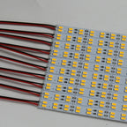 10PCS 8CM 25CM 50CM 12V 24V LED Hard Rigid Strip Bar Light Double row led strip 144leds/m SMD 5730 Superbright Warm Cool White