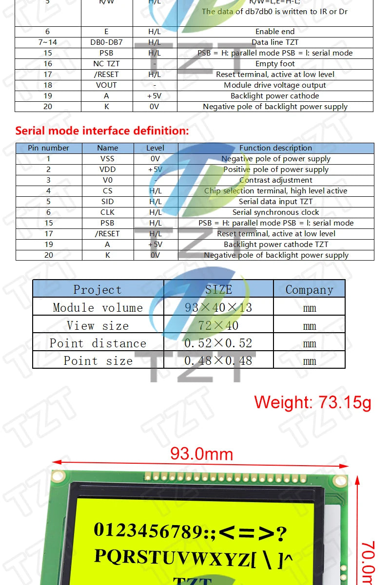 TZT LCD1602 LCD 1602 LCD2004 LCD 2004 LCD12864 LCD0802 Module Blue Green Screen 16x2 20X4 Character LCD Display Module HD44780