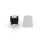 Honyone TS6-A Series Round Top 10mm Cap With LED 6+2 Pin DPDT PCB Mount Mini Push Button Switch
