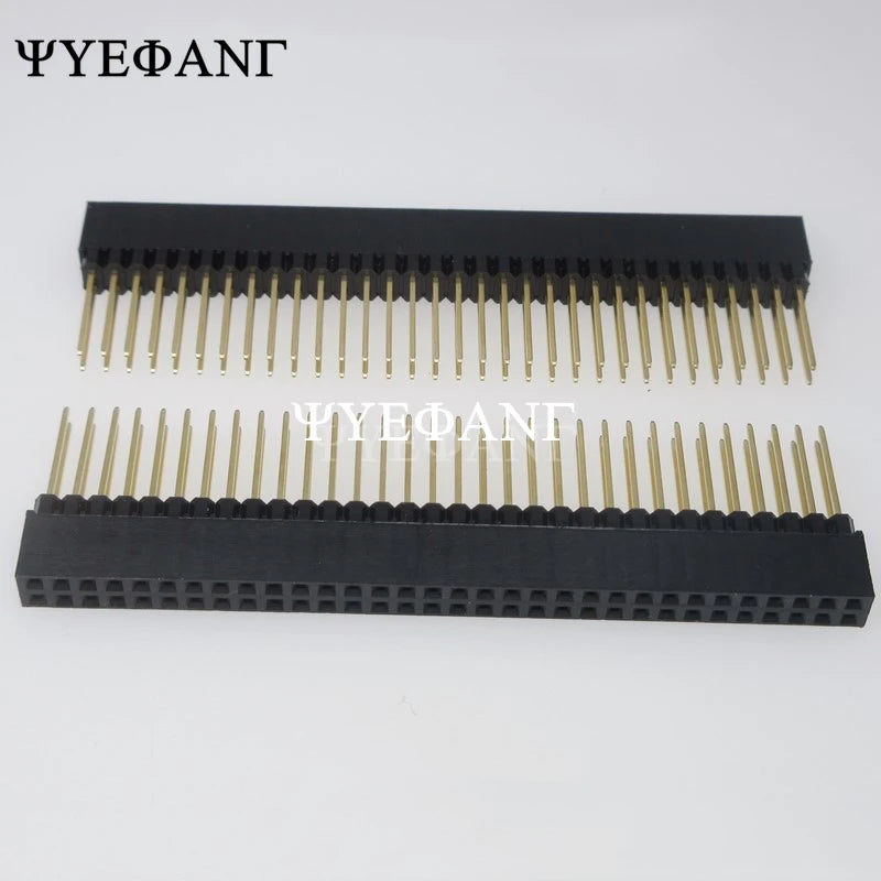 1 Piece 2.54mm 2x10P/16P/20P/25P/32P/40 Pin Female Stacking Header Connector Dual Row 2x20P PC104 For Raspberry Pi 2 Mode