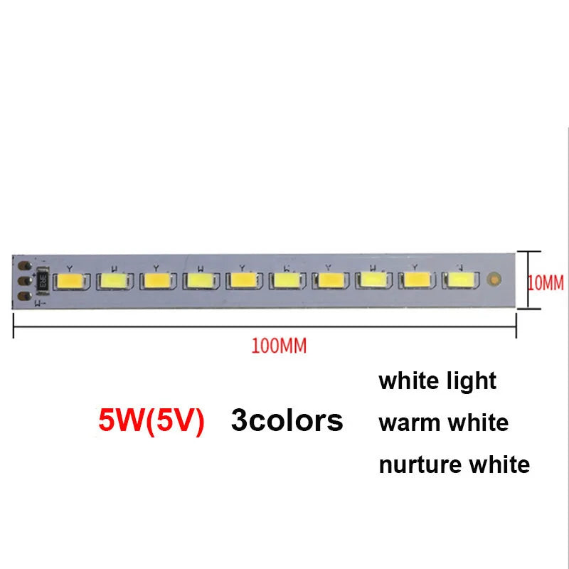 LED Light Beads bulb Light Source SMD 5730 board chip Round 5w 10W 30W Surface night DC 5V Dimmable DIY White Warm repair lamp
