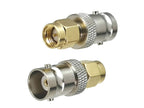 1pcs Connector Adapter SMA to BNC Male Plug & Female Jack RF Coaxial Converter Wire Terminal Straight New