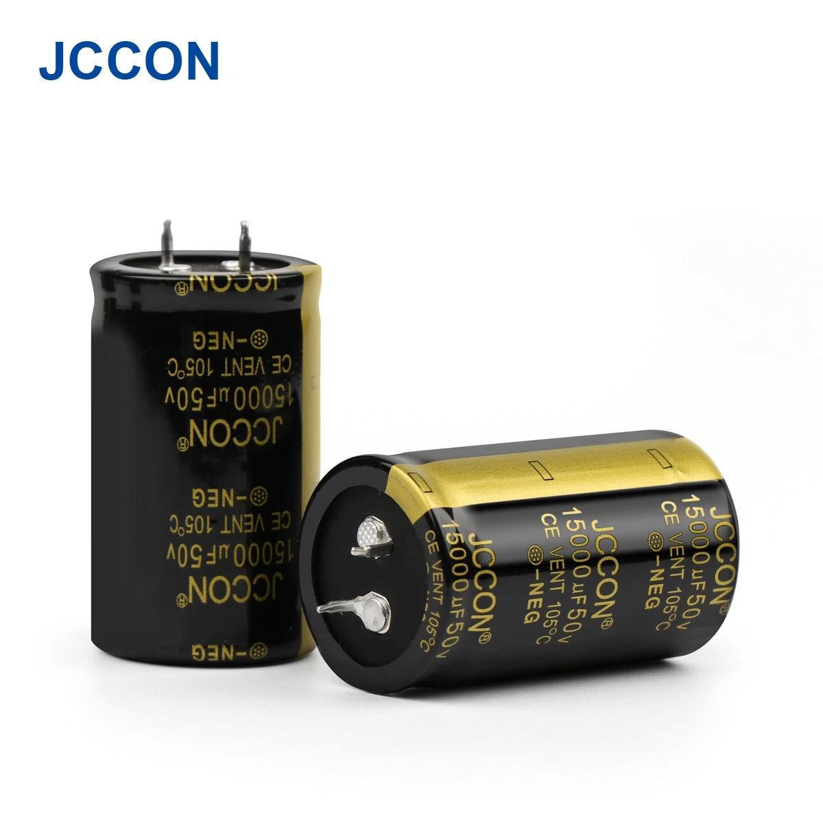 2Pcs JCCON Audio Electrolytic Capacitor 50V 4700UF 6800UF 10000UF 15000UF 22000UF For Hifi Amplifier High Frequency Low ESR