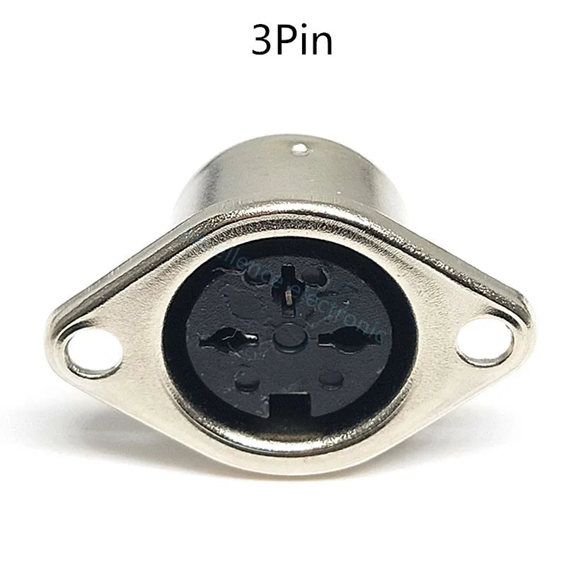 5/10Pcs Keyboard Socket DIN S Terminal Connector Female Jack Mount Adapter 3P 4P 5P 6P 7P 8P Computer MIDI Cable Solder Adapter