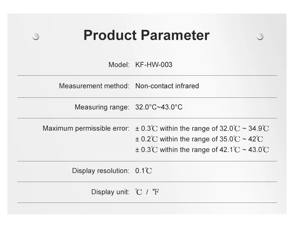 Cofoe 2 in 1 Digital Forehead & Ear Thermometer Non-Contact Medical Thermometer Baby/Adult  ±0.1℃ Temperature precise Measure