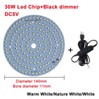 DC5V Dimmable LED Chips 5730 SMD LED Lamp 5W 6W 10W LED Light Beads White Warm White DIY Light Adjustable LED Bulb USB Dimmer