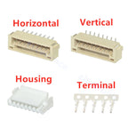 5/10sets GH1.25 GH 1.25 1.25mm with lock Connector Socket Pin Header Vertical Horizontal JST Housing Terminal 2 3 4 5 6 7 8 pin