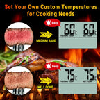 ThermoPro TP-16 Digital Thermometer For Oven Smoker Candy Liquid Kitchen Cooking Grilling Meat BBQ Thermometer and Timer