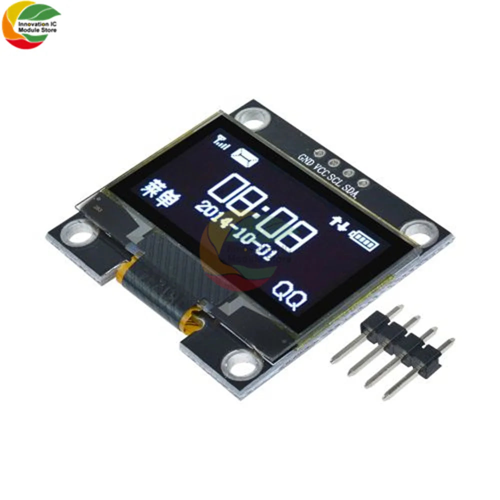 1-5PCS 1.3" IIC Digital OLED Display Module Serial 128x64 SSH1106 White Blue LCD LED Screen Board I2C Communicate for Arduino