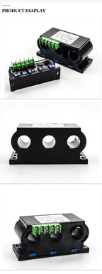 3 phase current transducer three phase current transmitter sensor 5A analog output 4-20mA/0-20mA/0-5V