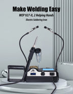 WEP 927-II 2 Helping Hands Electric Soldering Iron Station Digital Display 60W Soldering iron Kit Temperature Adjust Welding Too