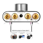 Nobsound Mini Bluetooth 5.0 TPA3116 Digital Amplifier Hifi Stereo Audio Receiver Power Amp 50W+50W Car Sound Amplifiers