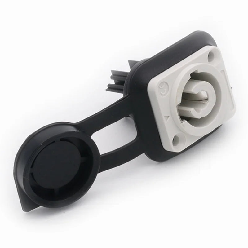 1PC Waterproof Powercon Chassis Connector 20a 3 pins Power Female Socket Panel Mount Connector, For Stage Light LED Audio Video