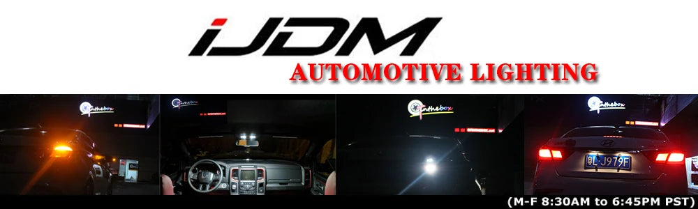 iJDM Canbus Car Lights BA9S BAX9S BAY9S LED For car Reverse Lights or Parking Lights,H21W H6W T4W License Plate Lights 12V-24V