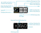 10pcs/1pc Seeed Studio XIAO ESP32C6 ESP32 ESP32C3 ESP32S3 Sense MG24 NRF52840 RA4M1 RP2350 SAMD21G18 RP2040 Development Board