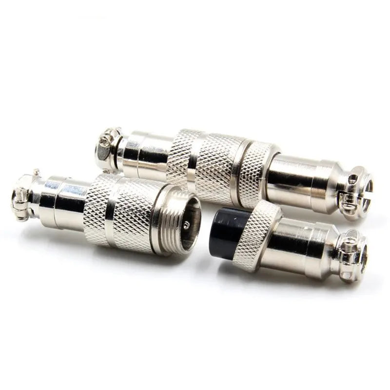 1set GX16 Butting Docking Male & Female 16mm Circular Aviation Socket Plug 2/3/4/5/6/7/8 Pin Wire Panel Connectors
