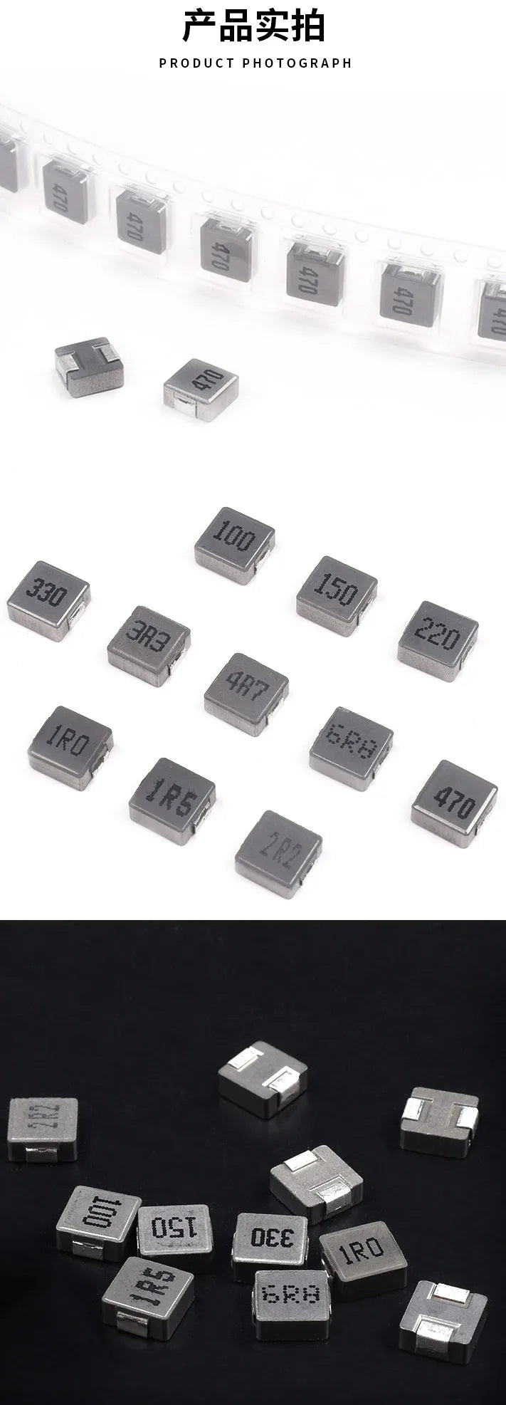 10pc SMD Molding Power Inductors 0420 0520 0630 0650 1040 1UH 2.2 3.3 4.7 6.8 UH 10UH 15UH 22UH 33UH 47UH 68UH 100UH 1R0 6R8 101