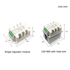 Single-Phase Fully Isolated AC Voltage Regulating Module SCR Power Regulator Solid State Relay Heater Temperature Adjustment