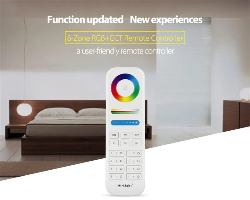 Miboxer Tuya APP Smart Controller WiFi+2.4G FUT035W+ 2in1 FUT037W+ 3in1 DC12-24V Single Color Dual White RGB RGBCCT LED Strip