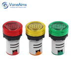 Mini Digital LED Thermometer Square/Round Head Temperature Gauge for Liquid & Air Measurement Range -25℃ to 150℃