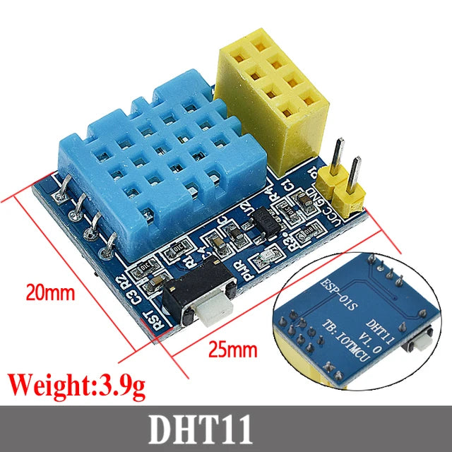ESP8266 ESP-01S 5V WiFi Relay Module DS18B20 DHT11 Things Smart Home Remote Control Switch for Arduino Phone APP