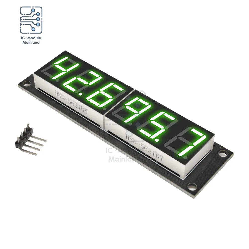 4/6-Digit 0.56 Inch 7 Segments Digital Tube Clock Module Double Dots LED Display TM1637 Blue Yellow White Green Red For Arduino