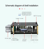 100W+100W TPA3116D2 Bluetooth 5.0 Power Subwoofer Audio Amplifier Board Home Theater HIFI Stereo Audio Amplifier AMP AUX
