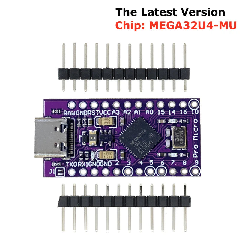MICRO/MINI/TYPE-C USB ATMEGA32U4 Module 5V 16MHz Board For Arduino ATMEGA32U4-AU/MU Controller Pro-Micro Replace Pro Mini