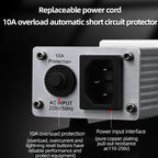 ATAUDIO HIFI Audio Power Filter Noise AC Power Filter Power 1500W 110V-250V  Purifier Surge Protection with EU Universal Outlets
