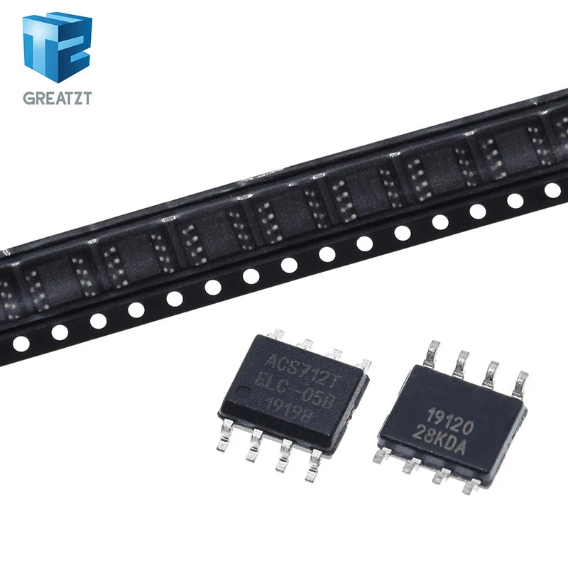 GREATZT ALLEGRO ACS712 ACS712T ACS712ELCTR ACS712ELCTR-05B 5A 5V BI 8-SOIC CURRENT SENSOR IC (ACS712ELCTR-05B-T)