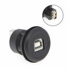 ELEWIND 22mm USB Connector Socket Economy Cheaper Plastic Type USB2.0 Socket Female B to Female A