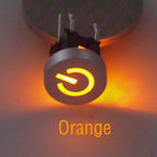 10PCS 6X6X7.2mm illuminated Momentary Tact Switch Button No Loacking 6Pin DIP LED 12V Mini Push Button Switch