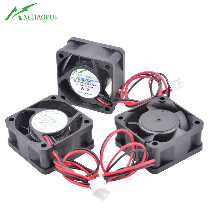 ACP4020 4cm 40mm Fan 40x40x20mm DC5V 12V 24V Cooling Fan for Inverter Router Inverter Power Supply