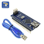 Welded Nano 3.0 CH340G Atmega328 MINI CH340C Controller Board Module For Arduino CH340 Atmega328P USB V3.0 Driver With CABLE