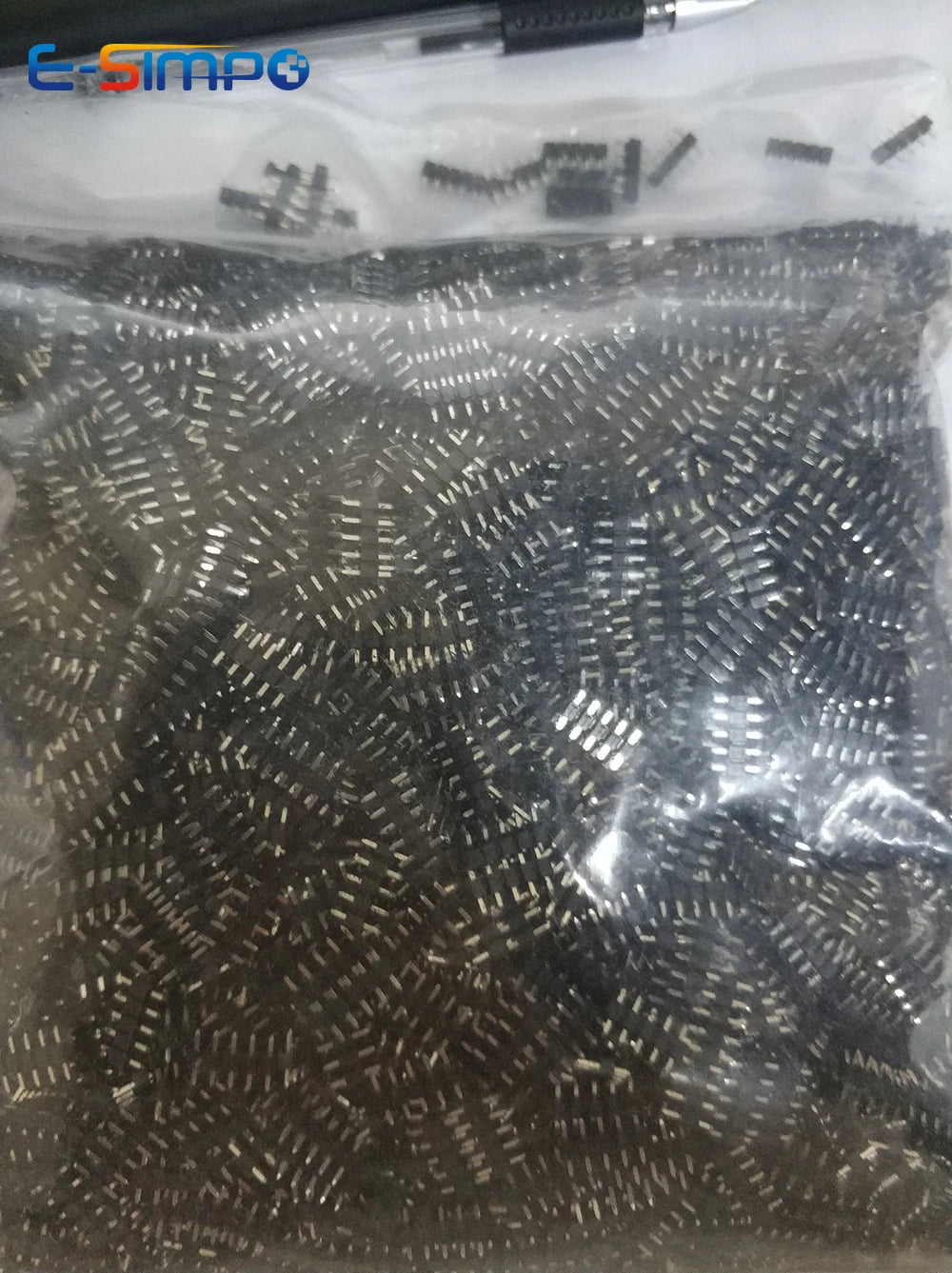 100pcs 2.54mm Male 1X3/4/5/6/7/8/40P L7.5 Low Profile Breakable Rohs Goldplate Single Row Straight PCB Male Pin Header Connector