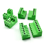 5 Sets 5.08MM Pluggable Terminal Blocks Connector KF2EDGKR 5.08 Butting Style 2/3/4/5/6/7/8 Pin Screw Terminal