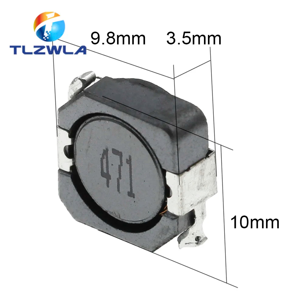 10PCS CDRH104R Power Inductor Shielding 2.2/4.7/6.8/10/15/22/47/68UH SMD Inductance CD104 100/150/220/330/470UH 10*10*4