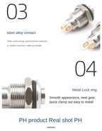 8MM 10MM 12MM 16MM Metal Button Switch Self Lock Button High Head Self Lock Switch 1 Normally Open Waterproof Antirust